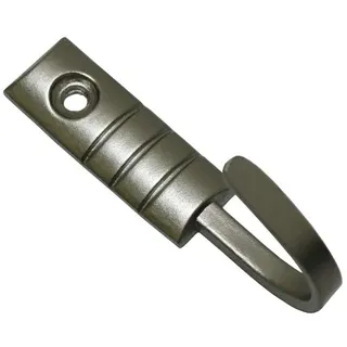 GARDINIA Geo, Gr. 1, silber (silberfarben), L:2,5cm, Raffhalter, zum Raffen und Drapieren