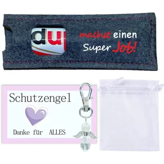 Hülle Filz Geschenke für duplo Schokolade | Wichtig im Team| Mitarbeitergeschenk Super Job | dankeschön Mitarbeiter geschenk I ohne Schokolade