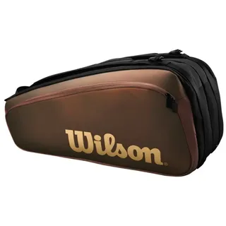 Wilson Super Tour Pro Staff V14 Schlägertasche 2 Hauptfach) bronzebraun 9er