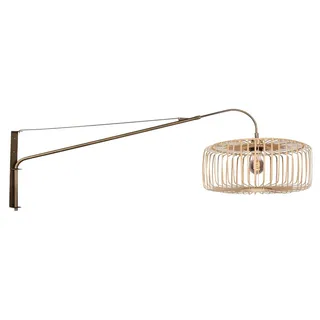 Steinhauer - wandleuchte - Elegant Classy - bronze - bambus metall - leselampe - E27 - 4753BR - Bronze