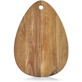 Zeller Schneidebrett Tropfenform 1-tlg. 40 x 29 x 2 cm Beige