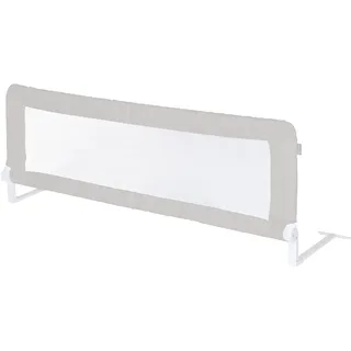 roba Klipp-Klapp 100 cm - Rausfallschutz klappbar für Babys & Kinder - Schutzgitter für Kinderbetten - 50 cm hoch - Grau
