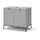 Waschtischunterschrank Eliza Grau 70 x 63 cm mit Türen, Model 40698 - Grau