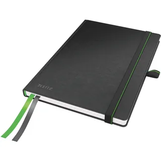 Leitz Notizbuch A5 kariert Schwarz