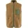 Fleece Weste Buckwheat Brown/Laurel Green XS