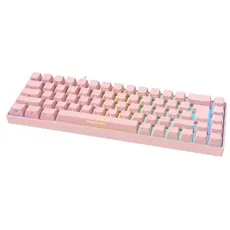 Deltaco GAMING PK95R Wireless Keyboard (FR) - Gaming Tastaturen - Französisch - Pink