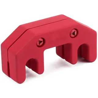 Alnicov Violine Viola Praxis Zinklegierung Mute Fiddle Professionelle Praxis für 3/4 4/4 elektrische akustische Violine Teile Rot