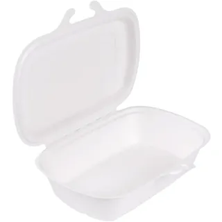 50 Stück Muscheln, Bionic, 900 ml, 22,4 x 14 x 6 cm, Weiß