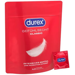 DUREX Gefühlsecht Classic, 40 Stück