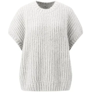 Fynch Hatton 24117477 Strickweste - Silver Grey - XL