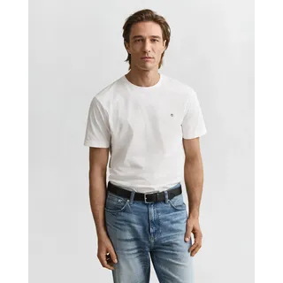 GANT Reg Shield Kurzarm-T-Shirt White L