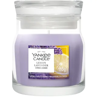 Yankee Candle Lemon Lavender Duftkerze 110 g gelb/weiß