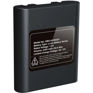 AMIG - Wiederaufladbare Batterie für Ventilator AMIGAIR-01-7,2V 4400mAh - Bis zu 13h Autonomie - Kompatibel mit GALAIR Ventilatoren - Einfache Installation.