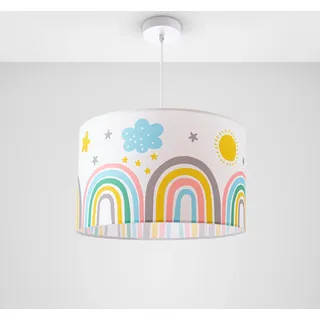 Kinderlampe Lampe Babyzimmer Regenbogen Sterne Stehlampe Tischlampe Deckenlampe - Bunt