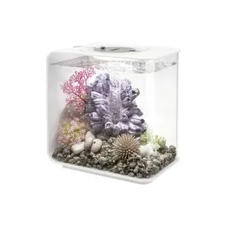 Oase 72030 biOrb FLOW 15 LED weiß Aquarium 15 l mit LED-Beleuchtung
