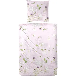 Primera Eden", 135x200+80x80 cm rosa/weiß/grün