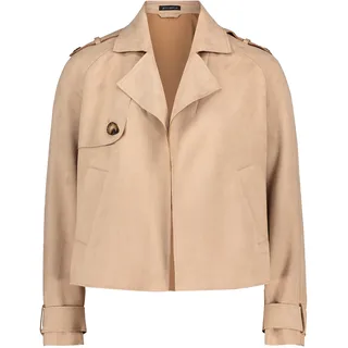 Jackenblazer BETTY BARCLAY "Blazer-Jacke langarm", Damen, Gr. 44, beige, Obermaterial: 95% Polyester PES. 5% Elasthan EL., Blazer Jackenblazer