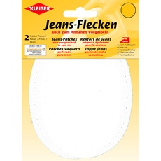 Kleiber + Co.GmbH Jeans-Bügelflecken oval, ca. 13 cm x 10 cm
