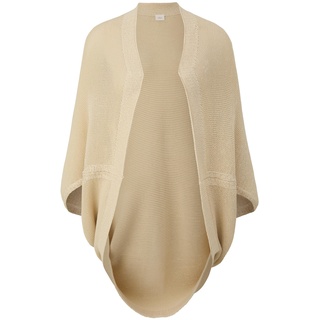 s.Oliver Damen 2144485 Poncho, beige, 1