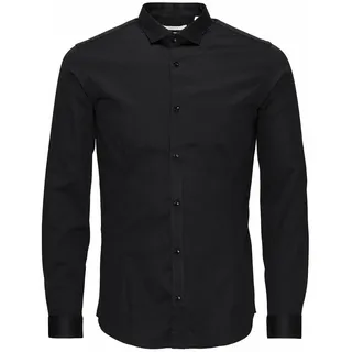 JACK & JONES Business-Hemd Parma in Schwarz-XXL