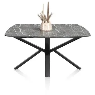 Henders & Hazel Palace Esstisch rund HPL/Metallgestell off black 150x120 cm