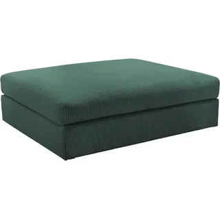 Home Affaire Polsterhocker Soft&Cosy XXL 125 x 52 x 101 cm Dunkelgrün
