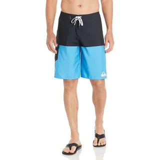 Quiksilver Everyday 21 Boardshort für Herren, Kurze Badehose, Schwarzer Streifen, 5