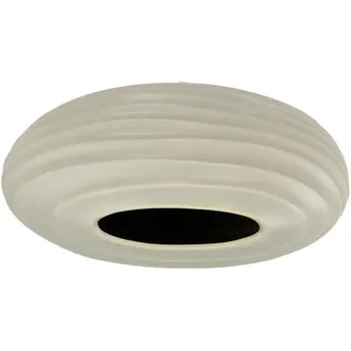 I.GE.A. "Keramik-Vase", 2er Set Kleine Vase Weiß Modern Keramik, Tisch Küche Büro Pampasgras,