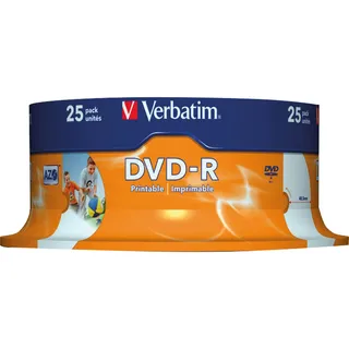 DVD-R 4,7GB 16x bedruckbar 25er Spindel