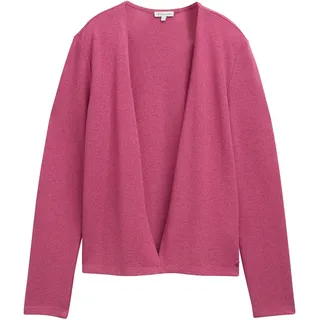 Tom Tailor Damen Basic Cardigan, rosa, Gr. XXL