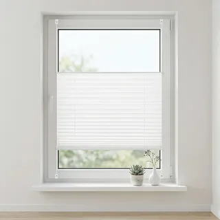 Sekey Plissee ohne Bohren Klemmfix Fenster Plisseerollo Verstellbarer Spannung Jalousie für Tür & Fenster