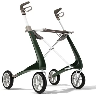 Carbon Ultralight Komfort by Acre Leichtgewicht Rollator 1 St dunkelgruen