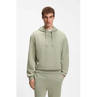 Jogginganzug HUGO "DapoDayote", Herren, Gr. L, light, pastel grün337, Sweatware, Obermaterial: 100% Baumwolle, unifarben, relaxed fit, Sportanzüge Jogginganzug, Zweiteiliger Trainingsanzug Relaxed Fit, Kapuze mit Kordelzug