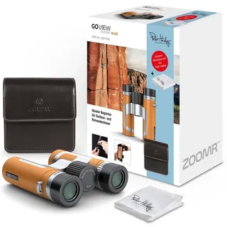 goview ZOOMR 8x26 Special Edition Fernglas mit Peter Hadley Tuch