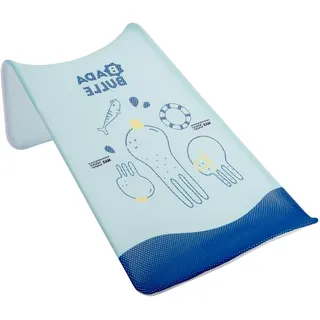 Badeliege Meerestiere für Babys von 0-6 Monaten, mit bequemem Netzgewebe in Marineblau und Hellblau - Blau, Hellblau
