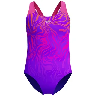Speedo Digital Placement Badeanzug Gr 164 lila