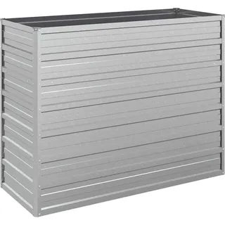 vidaXL Garten-Hochbeet 100 x 40 x 77 cm Silber