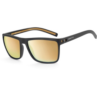 ZENOTTIC Sonnenbrille Herren Polarisiert Leichte TR90 Rahmen UV400 Schutz Quadrat Sonnenbrille