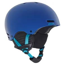 anon. Greta Damen Ski-Helm mit Standard-Fit-System Kopfschutz-Helm mit abnehmbarer Brillenhalterung Blau