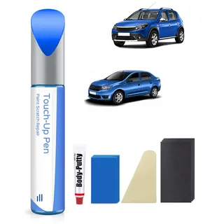 RPR Bleu Cosmos Ausbesserungsfarbe Kit für Dacia Exakte Übereinstimmung – Ausbesserung von Kratzern und Abplatzungen