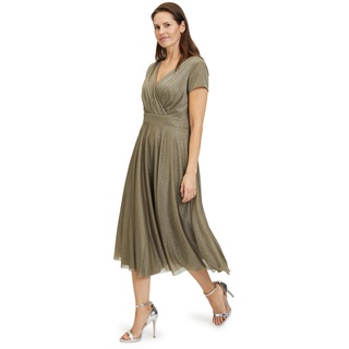 Vera Mont Damen 4876/4112 Kleid, Khaki/Silver, 48