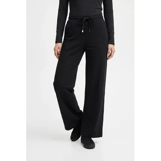 Sweathose SOYACONCEPT "SC-BANU 26", Damen, Gr. XL (42), N-Gr, schwarz, Sweatware, Obermaterial: 48% Modal, 48% Polyester, 4% Elasthan, unifarben, knöchelfrei, Hosen Sweathose, Viskosemischung