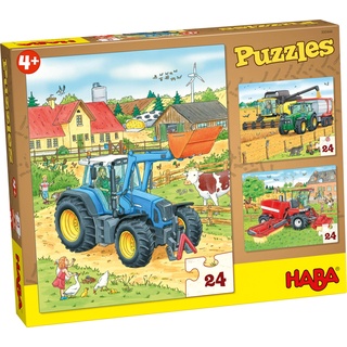 HABA Puzzles Traktor und Co.