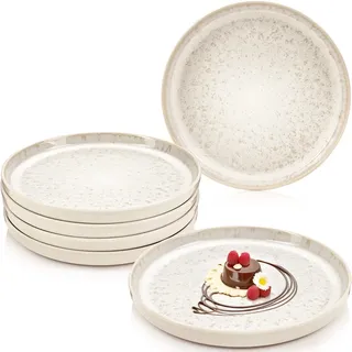 sänger Dessertteller Set Key West - 6 teilig aus Steingut | Gr.: onesize