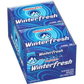 Wrigley Wrigley's Winterfresh 10 Packungen @ 150 Streifen aus den USA