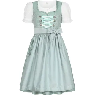Dirndl NÜBLER "Kinderdirndl Gabrina", Mädchen, Gr. 128, EURO, grün, Obermaterial: 100% Polyester PES., Kleider Dirndl