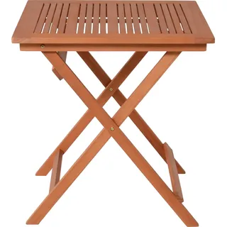 Garden Pleasure Klapptisch 70,5 x 70,5 x 74 cm Braun