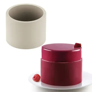 silikomart | Silikon-Kuchenform Modern TOWER, antihaftbeschichtet, 1er Pack Kuchenform, 3D Design, Ø 120 h 100 mm, Volumen 1100 ml, Made in Italy