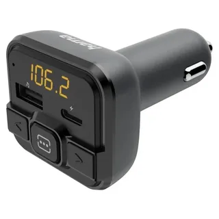 Hama 00014170, FM, 87,6 - 107,9 MHz, MicroSD (TransFlash), Zigarettenanzünder, 2 A, 5 V - Schwarz