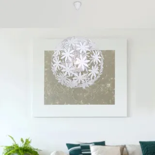 GLOBO Stella 1-flg. 60 cm kugelförmig weiß